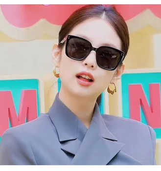 Nový Jennie Na Južnej Kórei Spoločné Zobraziť Tenké Slnečné Okuliare Slnečné Okuliare Ženské Doplnky, Veľký Tvár