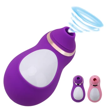 10 Rýchlosti Klitorálny Sania Silikónový Vibrátor G-spot Stimulátor Klitorisu Bradavky Jazyk Vibrátor Sex Ústne Lízanie