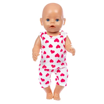2021 Nové Letné Vyhovuje Doll Oblečenie vhodné Pre 18 palcov/43 cm narodil baby Doll oblečenie reborn Bábiky Príslušenstvo