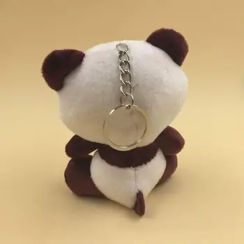 Roztomilé Plyšové Bábiky Hračky Simulácia Panda Plyšové Plnené Hračka Bábika Mini Panda Keychain Domov Stôl Dekorácie Dospelých Tlačidlo Auto Príslušenstvo