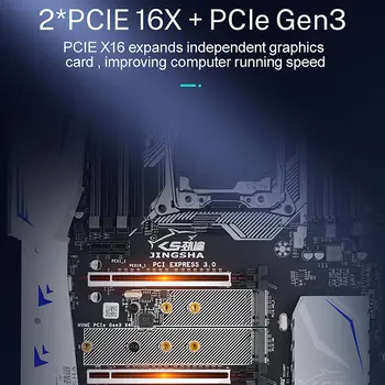 X99 E8I Moederbord Intel Xeon E5 LGA 2011-3 Procesor Alle Série 8 * DDR4 Ecc Reg Geheugen SSD M. 2 Nvme Sata 3.0 Atx Server
