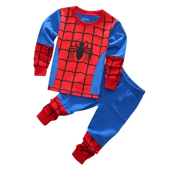 Disney Nové Dieťa Dievča Oblečenie, Deti Pyžamá Cartoon Spiderman Iron man Elsa Anna Vyhovovali Odev Dievčatá Chlapec Detský Domov Oblečenie