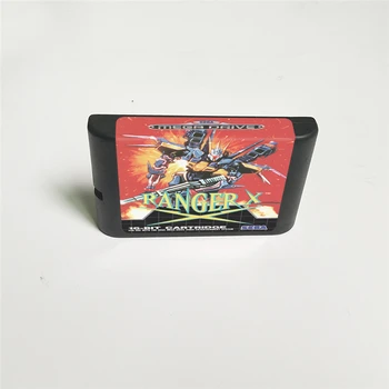Ranger X - EUR Kryt S Retail Box 16 Bit MD Hra Karty pre Megadrive Genesis, Video Herné Konzoly