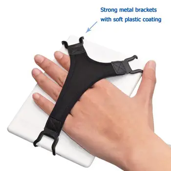 Univerzálny Držiak Prst Grip Nastaviteľné Elastické Kapely Pásik Držiak Pre iPad pre 9/10 palcový tablet