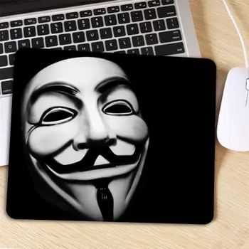 Vzorované V for Vendetta Podložku pod Myš, Anti-Slip Notebook PC Myši, Podložky Mause Mat Mousepad Pre Optické Laserové Veľká Podpora