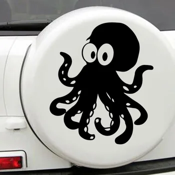 Krásne Octopus Auto Samolepky Nepremokavé Auto Odtlačkový Vinyl Sépie Auto Nálepky, Príslušenstvo Pre Auto Mazda Cruze Peugeot Nástenná Maľba