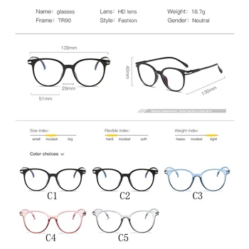 Modré Svetlo Okuliare Ženy Okuliare Rám Značky Dizajnér Okuliare Okuliare Rámy Ženy Jasný Objektív Krátkozrakosť Okuliare