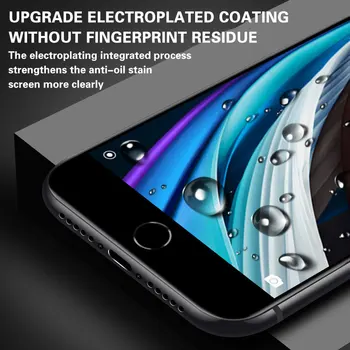 Úplné Pokrytie Zakrivené Ochranné Sklo na iPhone 8 SE 6s 7 Plus 11 Pro Max Screen Protector Tvrdené sklo na iPhone X Xr Xs Max