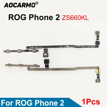 Aocarmo Pre Asus ROG Telefón II 2 ZS660KL Power On/Off tlačidlo zvýšenia Hlasitosti/Dole, Flex Kábel Náhradné Diely