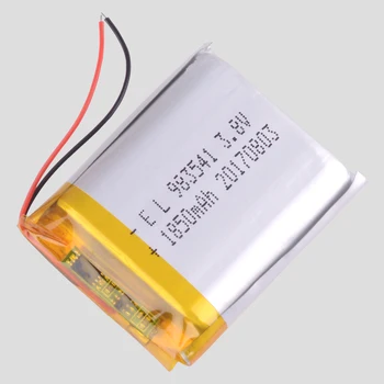 3,7 V polymer lithium batéria 103540 malú hračku zvuku všeobecné GPS, MP3 Prehrávač car dvr mp3 prehrávač, navigácia 1850mah