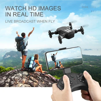 Drone 4k HD širokouhlý Fotoaparát 2,4 Ghz WiFi FPV RC Drone Postupujte podľa mňa Gesto foto nadmorská Výška podržte skladacia RC Quadcopter Drone Hračka