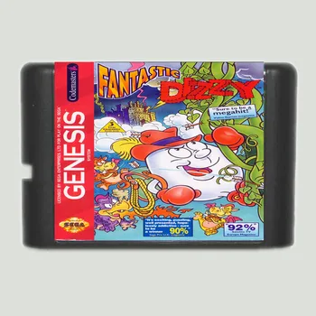 Fantastické Dizzy 16 bit MD Hra Karty Pre Sega Mega Drive Pre Genesis