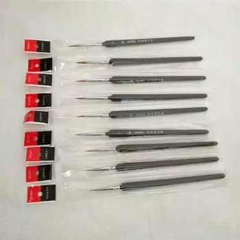 5 KS Miniatúrne Paint Brush Set Professional Nylonovou Kefou Maľby akrylom Tenké Hook Line Pero Umelecké potreby Ručne Maľované A3