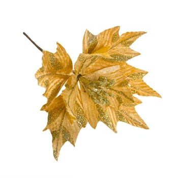 1pc Umelé Leaf Umelý Kvet DIY Usporiadanie Pre Vianočný Strom Ornament Ratan