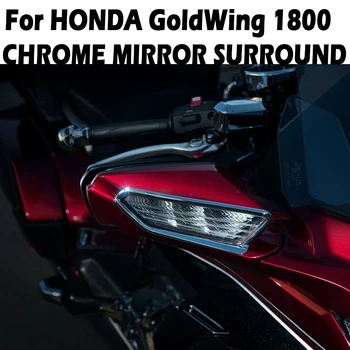 Dekorácie, doplnky Pre Honda Gold Wing 1800 GL1800 GL 1800 2018-2020 Twinart Zrkadlo Surround Chrome