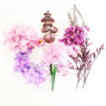 1 Box Farebné Reálne Sušené kvety Rastlín Pre Aromaterapiu Sviečka Epoxidové Živice Prívesok Náhrdelník Šperky Robiť Plavidlá DIY Príslušenstvo