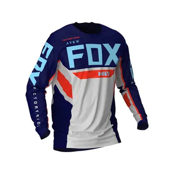Fox Vtt Jersey Zjazdové T-Shirt Horský Bicykel, Motocykel Jersey Mens Mtb, Road Závodná Bicykli Jazda Na Bicykli Nosiť Oblečenie Krátke Tričko