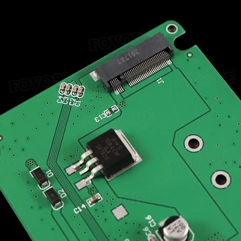 M. 2 NGFF SATA SSD 2,5 IDE 44pin Converter Adaptér s puzdrom, Čierna / Biela Farba SATAIII Konektor SDD Converter Karty Adaptéra