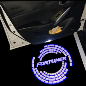 2 ks Logo Použiť Fortuner (2008-2021) TRD Auto LED Dvere Výstražné Svetlo Projektora Ghost Tieň, Svetlo Vitajte Svetlo Atmosféru Svetla