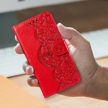 Razba Peňaženky, Kožené Puzdro Pre Motorola Moto G8 G9 Power Lite G7 Hrať Plus Flip Book Luxusné Lode Kvet Fundas Puzdro