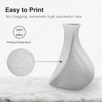 3D Tlačiarne 1.75 mm PETG Mramoru Vlákna 1 kg 500 g 250 g Pre Vybrať 3D Vlákna Kameňa Ako Tlačové Materiály S Cievka Č Bublina
