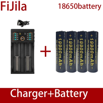 Nový 18650 Lítiové Batérie Baterka 18650 Nabíjateľná Batéria 3,7 V 19900 Mah pre Baterka + nabíjačka