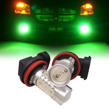 Super Svetlé Auto Svetlá Zelená H11 H8 Truck Vodičské Hmlové Svetlá LED Žiarovky