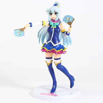 Aqua Japonské Anime Obrázok KonoSuba Božie Požehnanie na Tento Nádherný Svet Konosuba PVCFigurine Model Bábiky