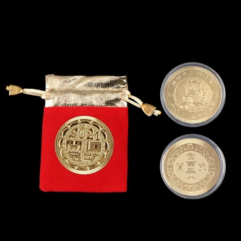 1PC 2021 Rok Ox Pamätné Mince S Červené Obálky Zverokruhu Suvenír Mince Non-mincového obeživa Pre Domáce Dekorácie