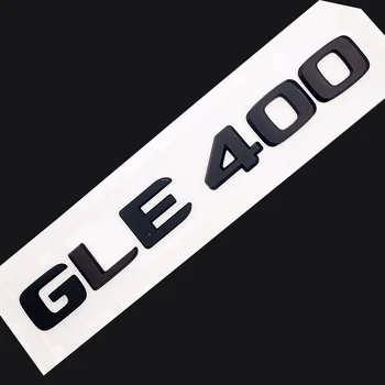 Pôvodnej Veľkosti 1:1 Auto zadné ostrohové Znak Počet listov Auto Nálepky Na Mercedes Benz GLE 400 GLE400 Chrome Silver/ Matný Čierny