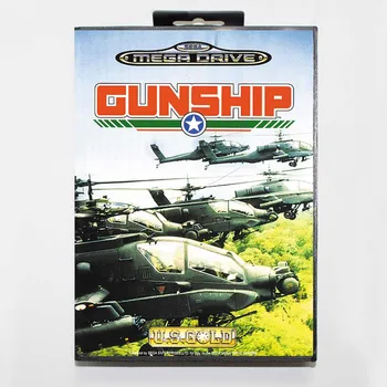 Gunship 16bit MD Hra Karty Pre Sega Mega Drive/ Genesis s Retail Box
