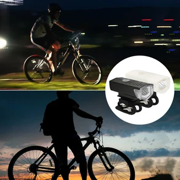 Cyklistické Svetlo na Bicykel USB Nabíjateľné 300 Lúmenov 3 Režimy Riadidlá Svetlo Predné Svetlometu MTB Bicykel Bicykel LED Cyklistické Doplnky