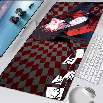 Anime Kakegurui Yumeko Jabami Prenosný Počítač Mousepad Veľké Podložku pod Myš, Klávesnica Mat notebook mat dovolenku Dar Manga Koberec