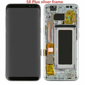 Pôvodný Pre Samsung Galaxy S8 LCD S Rámom G950F G950U Dotykový Displej S8 Plus G955F G955U Dotykový Displej Montáž Silné popáleniny / poleptanie