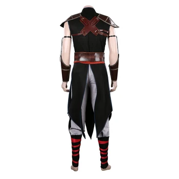 Film Smrteľné cosplay Kombat 2021 Kung Lao Cosplay Kostým Oblečenie Halloween Karneval Oblek