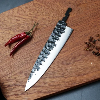 Veľké dávky DIY ručne kované profesionálne kuchynský nôž ocele VG10 core kuchársky nôž 6 palcový utility nôž prázdne