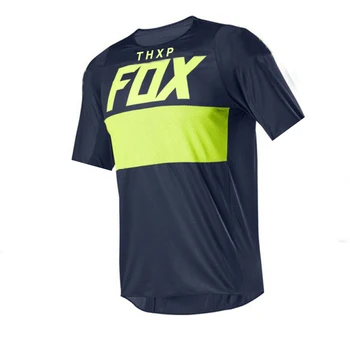 Jazda na bicykli extrémne športové tričko Foxmtb mužov horský bicykel, motocykel koni jersey zjazdové jersey kamufláž T-shirt
