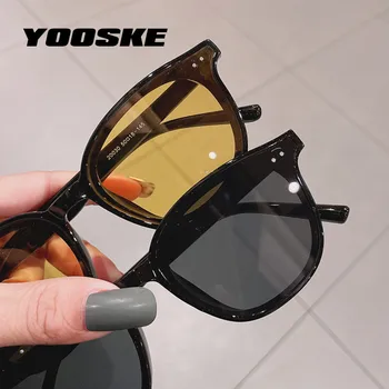 YOOSKE Retro slnečné Okuliare pre Ženy, Mužov Značky Dizajnér Nočné Videnie Jazdy Slnečné Okuliare Retro Slnečné okuliare pre Dámy Okuliarov