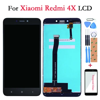 Testované 5.0 Inch Pre Xiao Redmi 4X LCD Displej pre Redmi 4X Dotykový Displej + Rám Digitalizátorom. Montáž