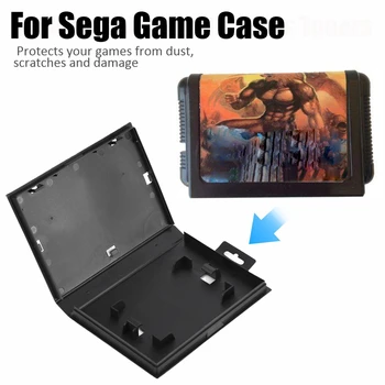 5 KS Pre Sega Genesis Hra Kazeta Prázdna Škrupina Box Prípade Výmeny Príslušenstvo