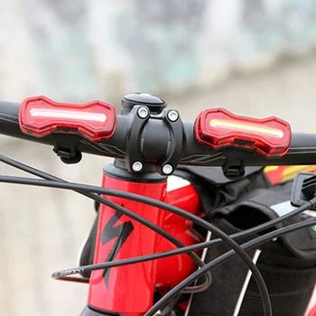 NOVÉ Bicyklov Svetla 120 Lúmenov Bicykel zadné svetlo s USB Nabíjateľné Noc Cyklistické Zadné Svetlo Vodotesný LED MTB Cyklistické koncových svetiel 2021