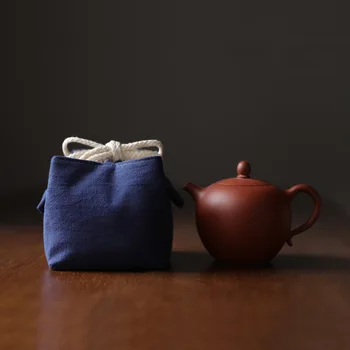 Pribrala bavlna skladovanie taška cestovná taška Taiwan látkové taška čaj nastaviť kanvica teacup látkové taška stredná kanvica látkové taška Envio zadarmo