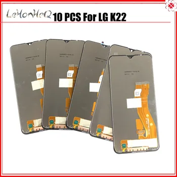 10 Ks/Veľa Veľkoobchod Display Pre LG K22 LCD Displej Dotykový Displej Digitalizátorom. Montáž