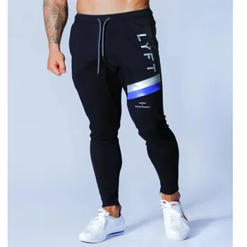 2021 Nové Lyft (fitness) Športové Nohavice pánske Bežecké Bavlna Slim Legíny Čipky Členok Zips Bežné Nohavice