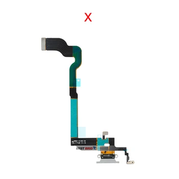 USB, Mic Portu Nabíjací Dock Konektor Nabíjania Flex Kábel Pre iPhone 7 8 Plus Xs Max X XR 5C Dock Plnenie Flex