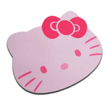 Drop Shipping Cute Cat Prenosný Počítač Mouse Pad Mat Ružová, Čierna Farba Veľkoobchodné Ceny