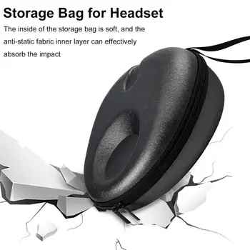 Cestovný batoh Ochranné puzdro Pre PS5 PULSE 3D Slúchadlá Bezdrôtové Slúchadlá Skladovanie Prípade, EVA Pevný Úložný Balík