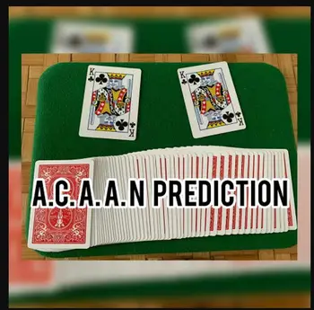 A. C. A. A. N Predpoveď podľa Cristian Ciccone, kúzelnícke triky (žiadne rekvizity)