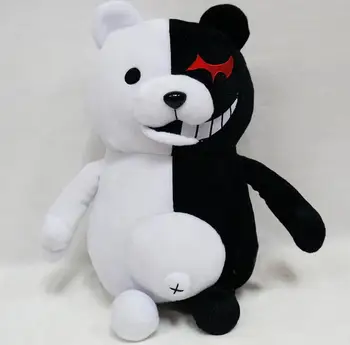 2021 Dangan Ronpa Super Danganronpa 2 Monokuma Black & White Bear Plyšové Hračky Mäkké Plyšové zvieratko Bábiky Narodeniny Darček pre Deti