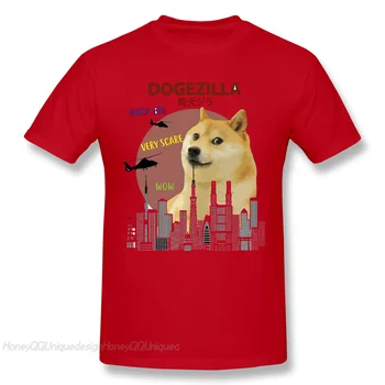 Oblečenie špičkovej Kvality Shib Mince Shiba Doge Vrah T-Shirt Doge Dogecoin Wow Krátky Rukáv Fashion Tričko pre Mužov